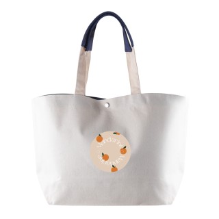 Bolsa asas largas con ribete personalizada